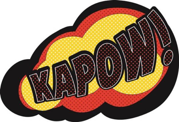 Picture of Cartoon Kapow SVG File