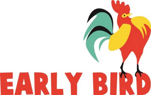Picture of Early Bird SVG File