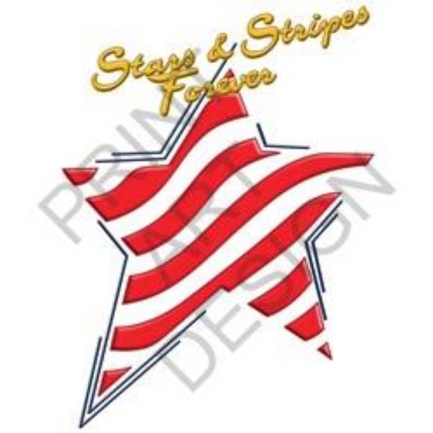 Picture of Stars & Stripes Forever SVG File