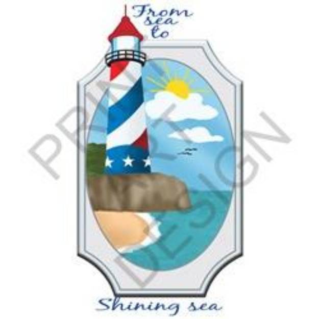 Picture of From Sea To Shining Sea SVG File