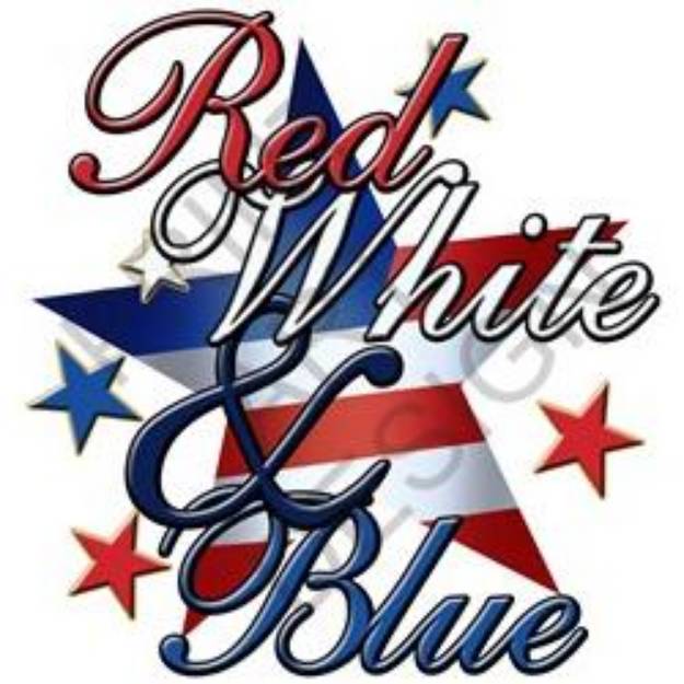 Picture of Red, White & Blue SVG File