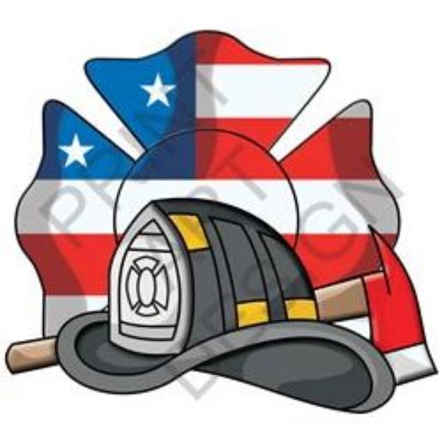 Picture of Fire Helmet SVG File