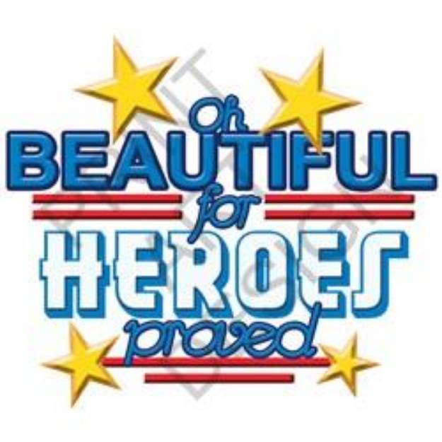 Picture of Beautiful For Heroes Proved SVG File