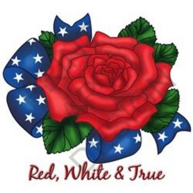 Picture of Red, White & True SVG File