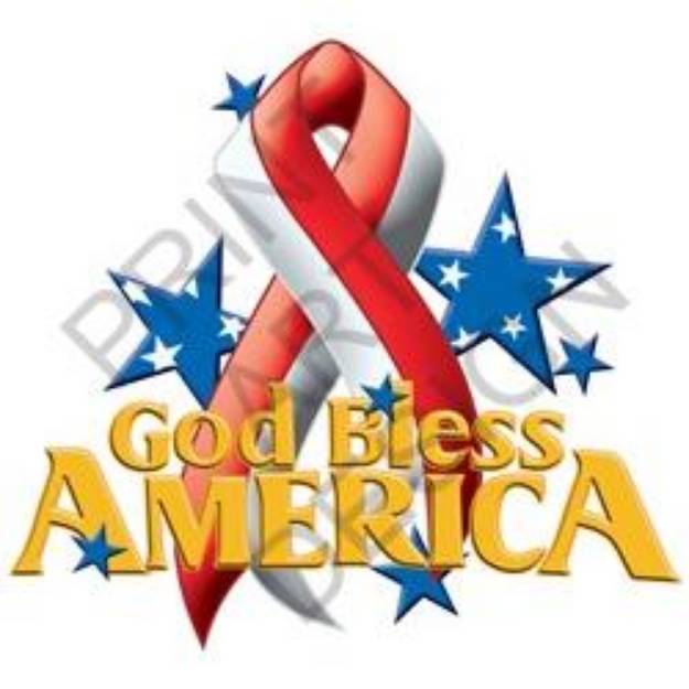 Picture of USA Awareness Ribbon SVG File