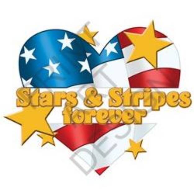 Picture of Stars & Stripes Forever SVG File