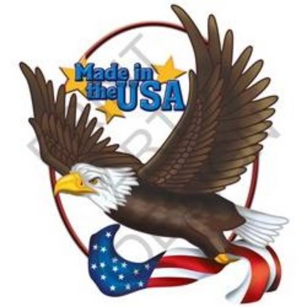 Picture of Made In U S A SVG File