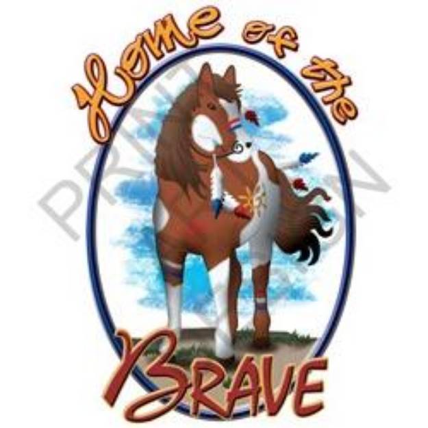 Picture of Home Of The Brave SVG File