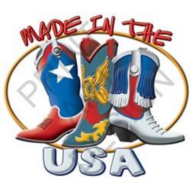 Picture of Made In The U S A SVG File