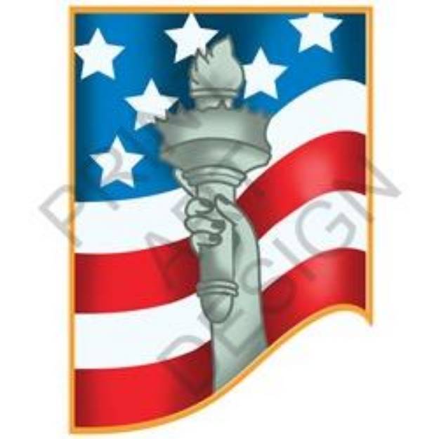Picture of Liberty Torch SVG File