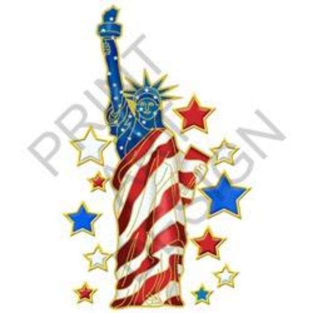 Picture of Statue Of Liberty SVG File