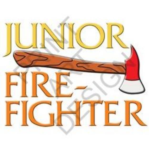 Picture of Junior Firefighter SVG File