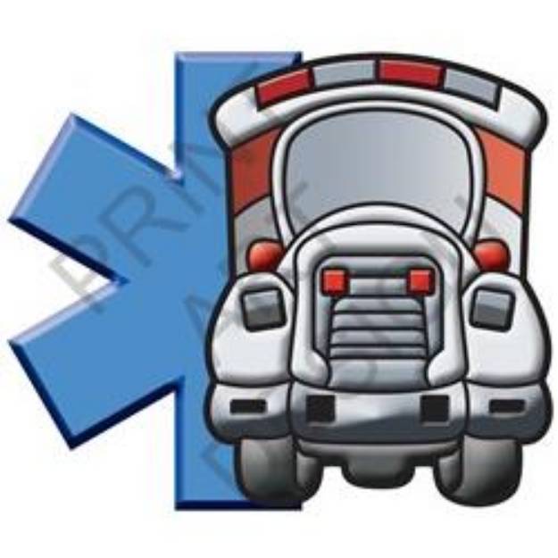 Picture of Ambulance Logo SVG File