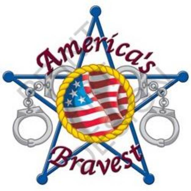 Picture of Americas Bravest Police SVG File