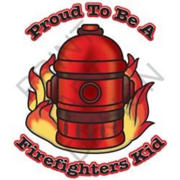 Picture of Firefighters Kid SVG File