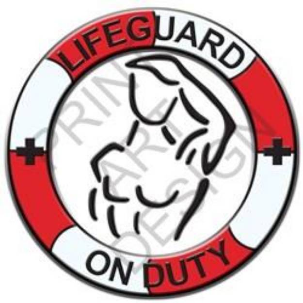 Picture of Lifeguard On Duty SVG File