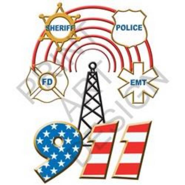 Picture of 911 Communications SVG File