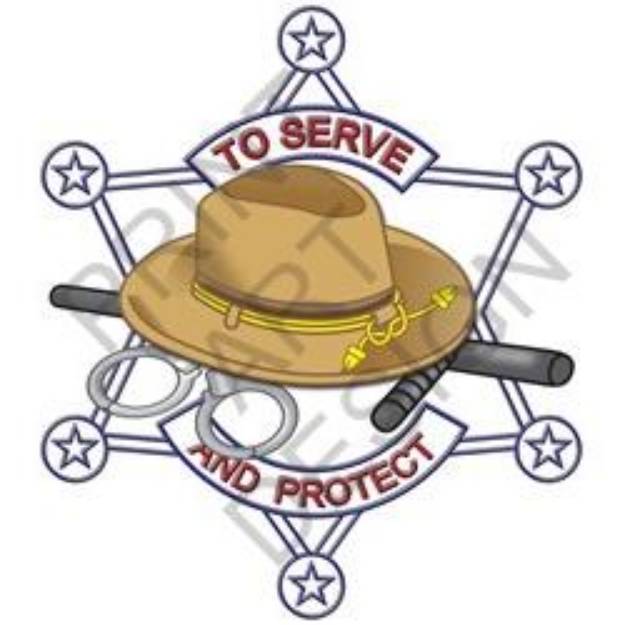 Picture of Sheriff Design SVG File