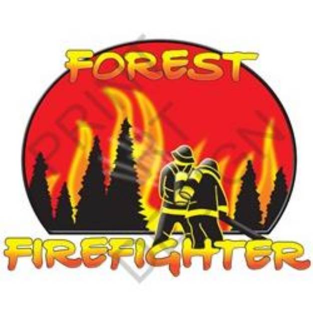 Picture of Forest Firefighter SVG File