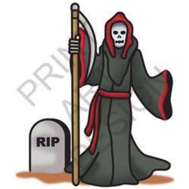 Picture of Grim Reaper SVG File