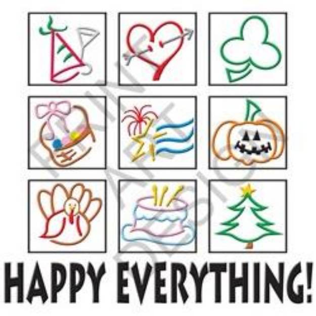 Picture of Happy Everything SVG File