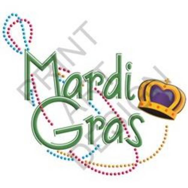 Picture of Mardi Gras SVG File