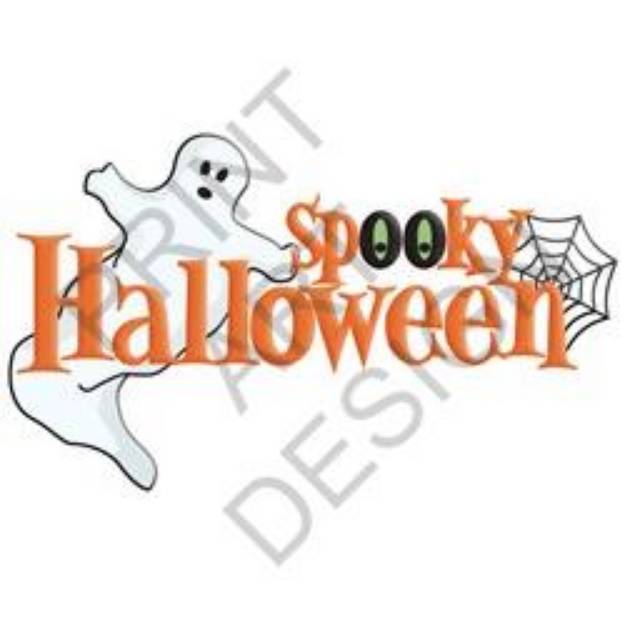 Picture of Spooky Halloween SVG File