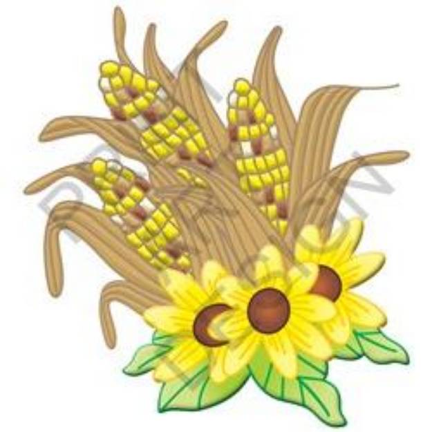 Picture of Maize Bouquet SVG File