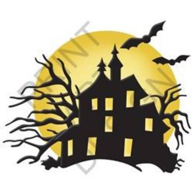 Picture of Haunted House SVG File