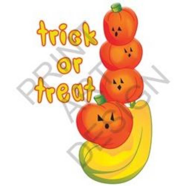 Picture of Trick Or Treat Pumpkins SVG File