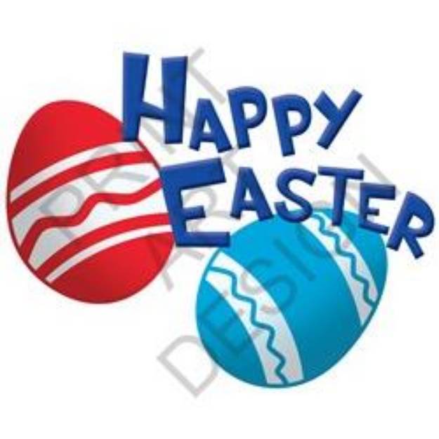 Picture of Happy Easter SVG File