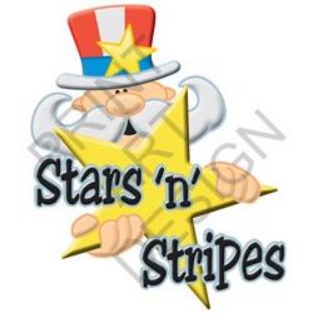 Picture of Stars N Stripes SVG File