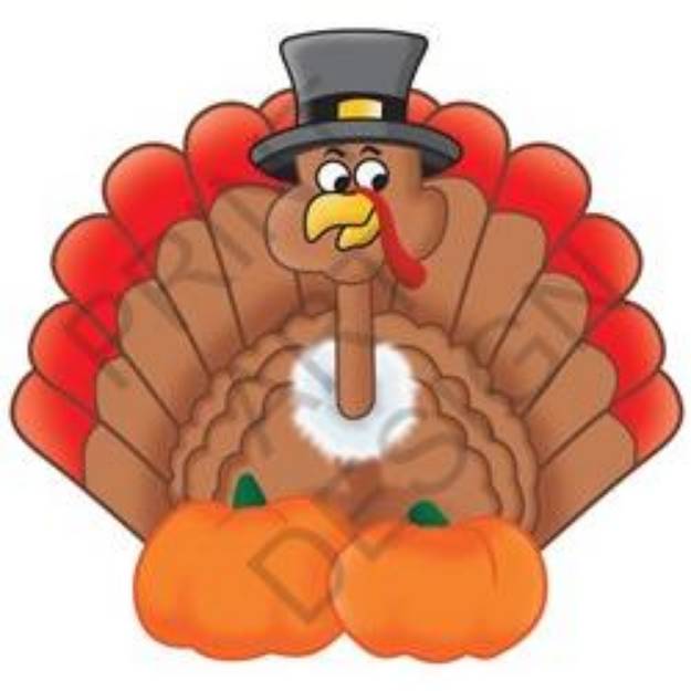 Picture of Thanksgiving Turkey SVG File