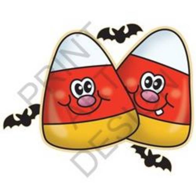 Picture of Candy Corn SVG File