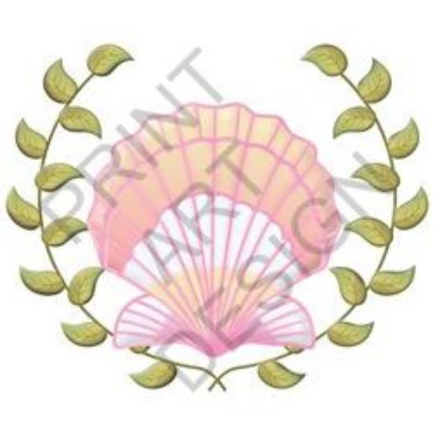 Picture of Seashell SVG File