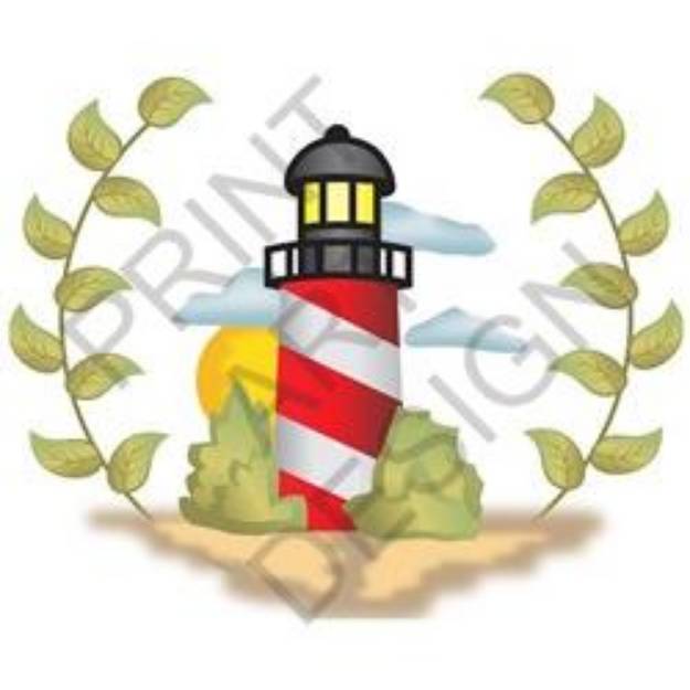 Picture of Lighthouse SVG File