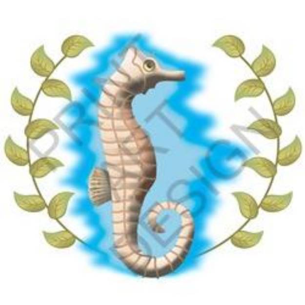 Picture of Seahorse SVG File