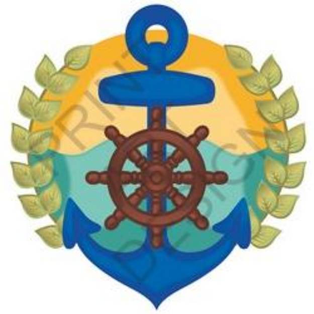 Picture of Nautical Crest SVG File
