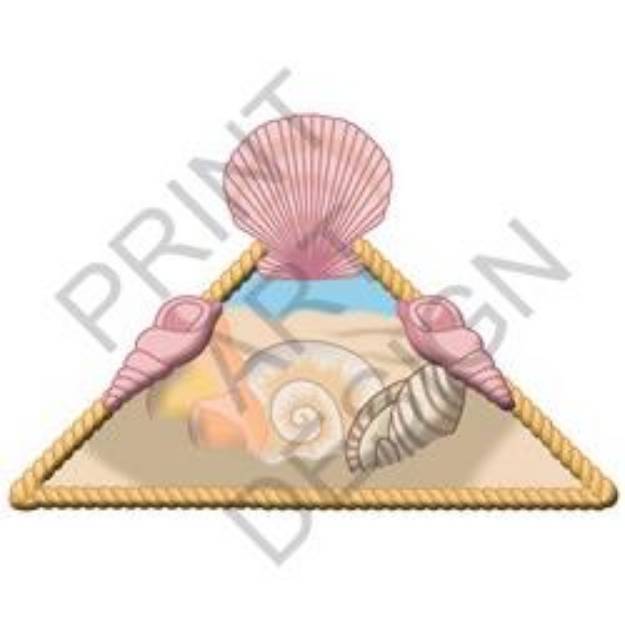 Picture of Shells On The Beach SVG File