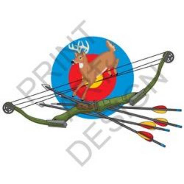 Picture of Bow Hunting SVG File
