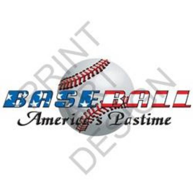 Picture of Baseball Americas Pastime SVG File