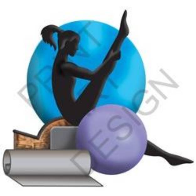 Picture of Pilates SVG File