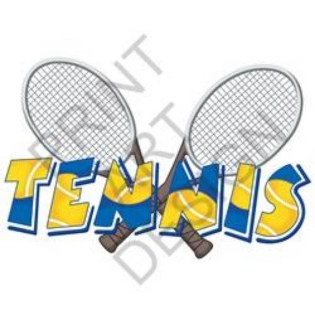 Picture of Tennis SVG File