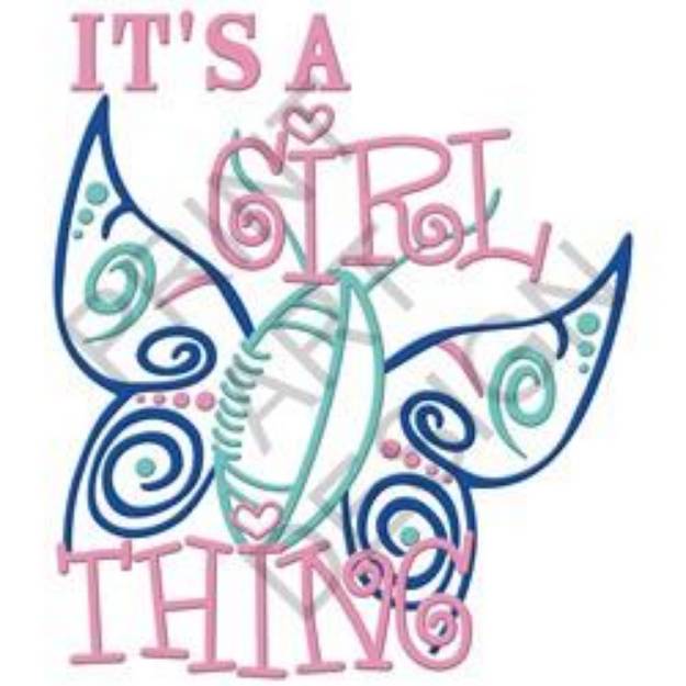 Picture of Its A Girl Thing SVG File