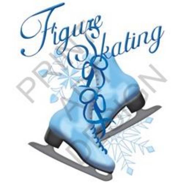 Picture of Figure Skating SVG File