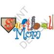 Picture of Softball Mom SVG File