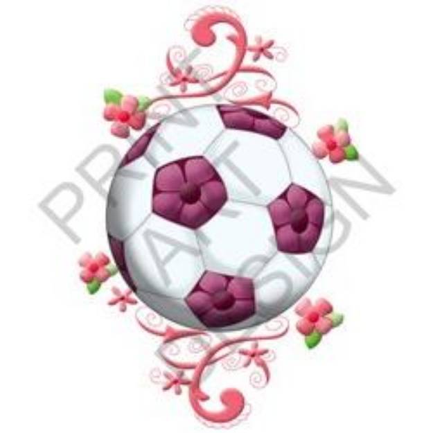 Picture of Girls Soccer SVG File