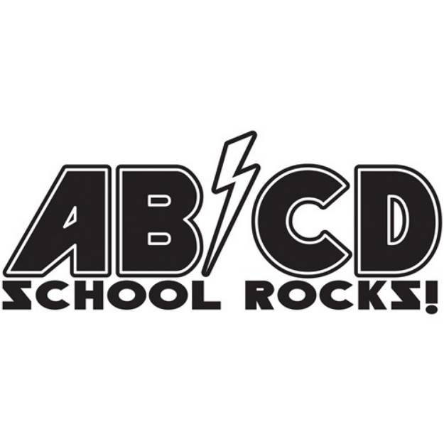 Picture of School Rocks SVG File