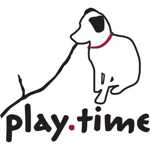 Picture of Dog Play Time SVG File