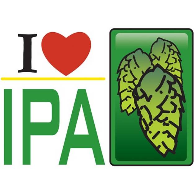 Picture of I Love IPA SVG File